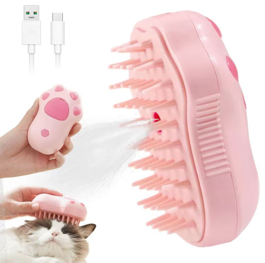 Cepillo para mascota con vapor